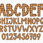 Checkered Alphabet Letter