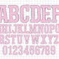 Pink Plaid Alphabet Letters