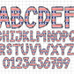 4th of July PNG Letters