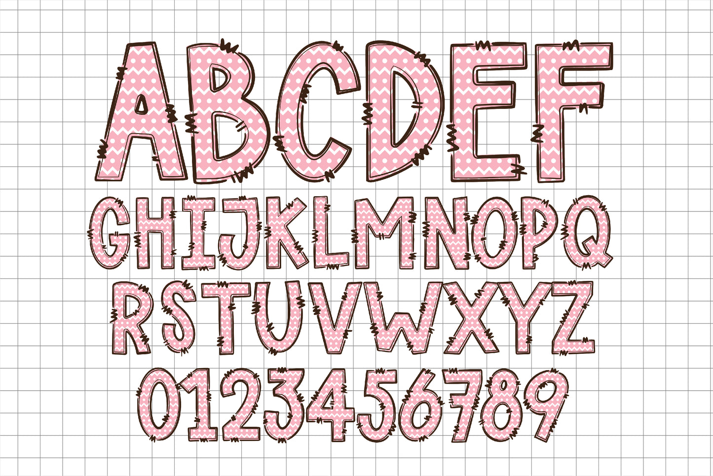 Easter Alphabet PNG