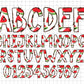 Watermelon Doodle Alphabet Letters