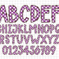 Mardi Gras Alphabet Doodle