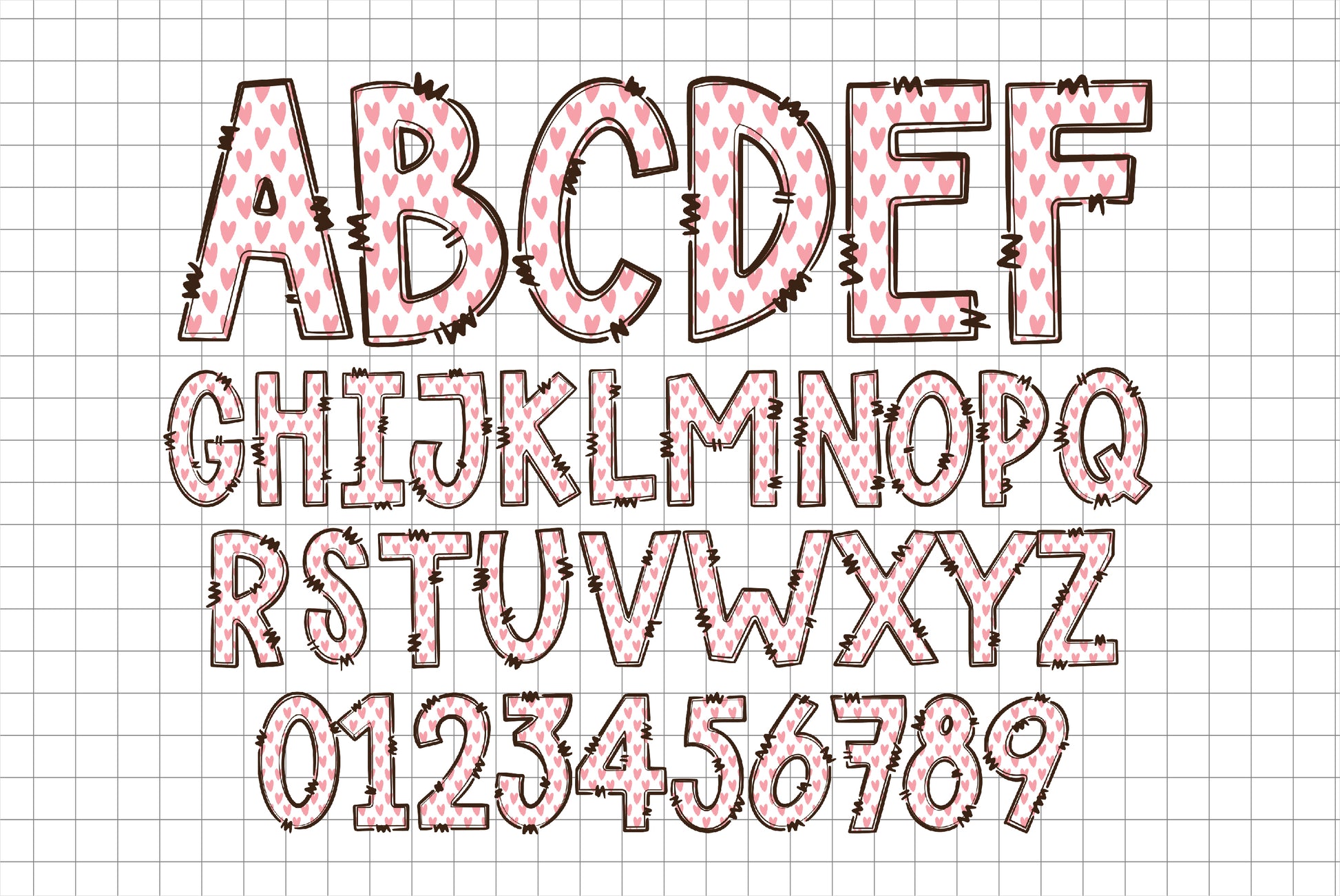 Doodles Hand Drawn Letters