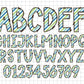 Father's Day PNG Alphabet Sublimation, Happy Father's Day Alphabet Clip Art PNG Designs