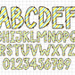 school doodle alphabet letters