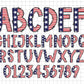 Patriotic Alphabet PNG