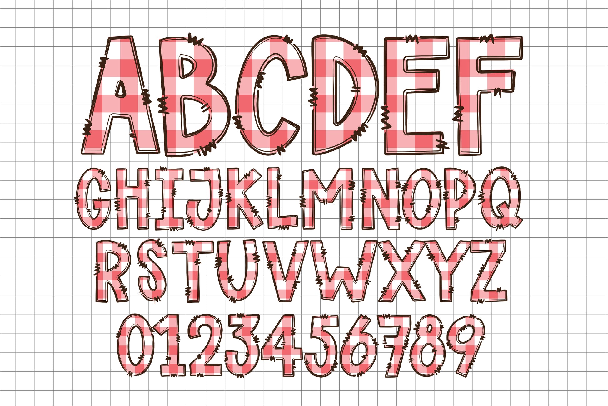 Summer Doodle Alphabet Letters