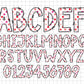 Valentines Alphabet PNG