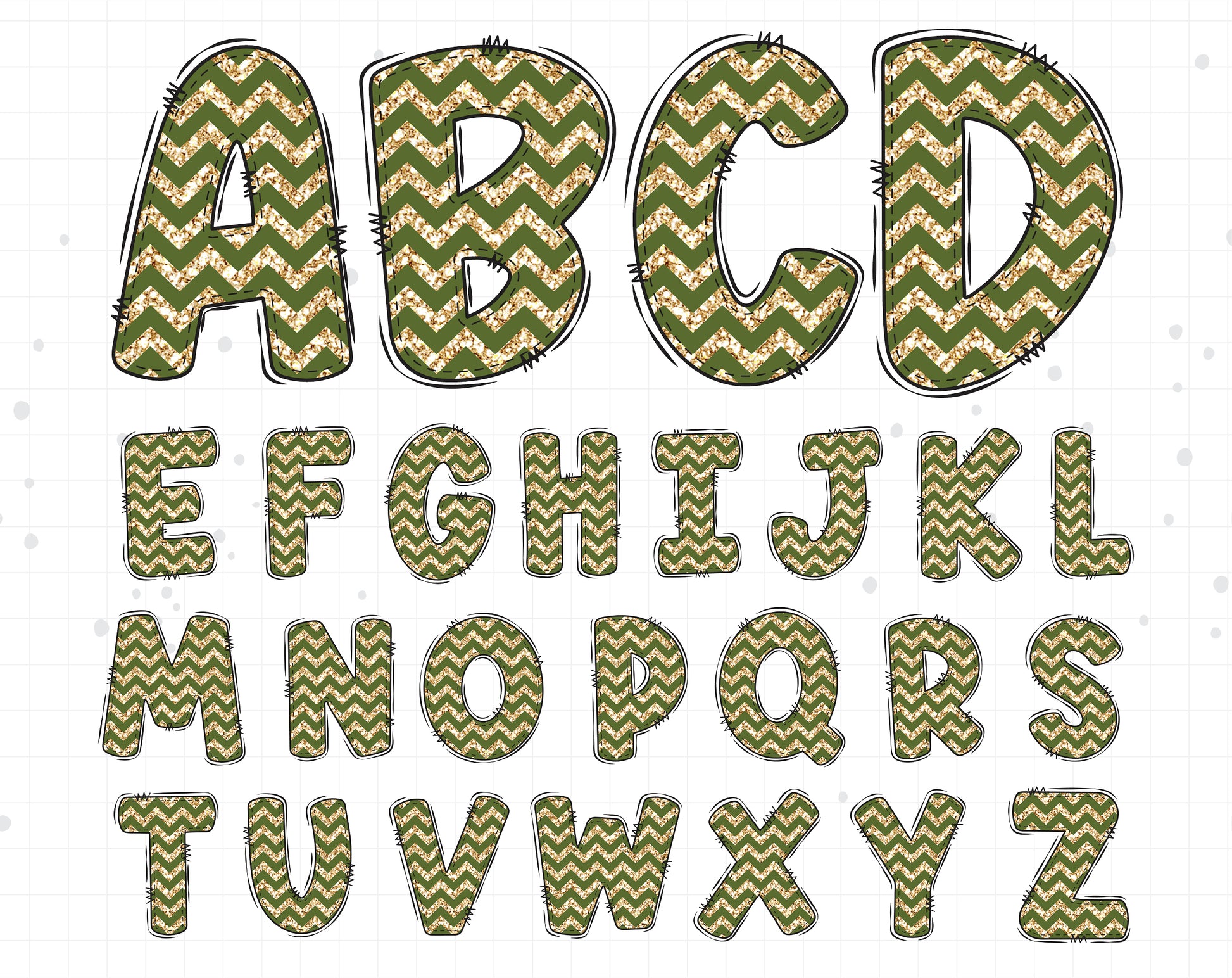 glitter christmas letters png