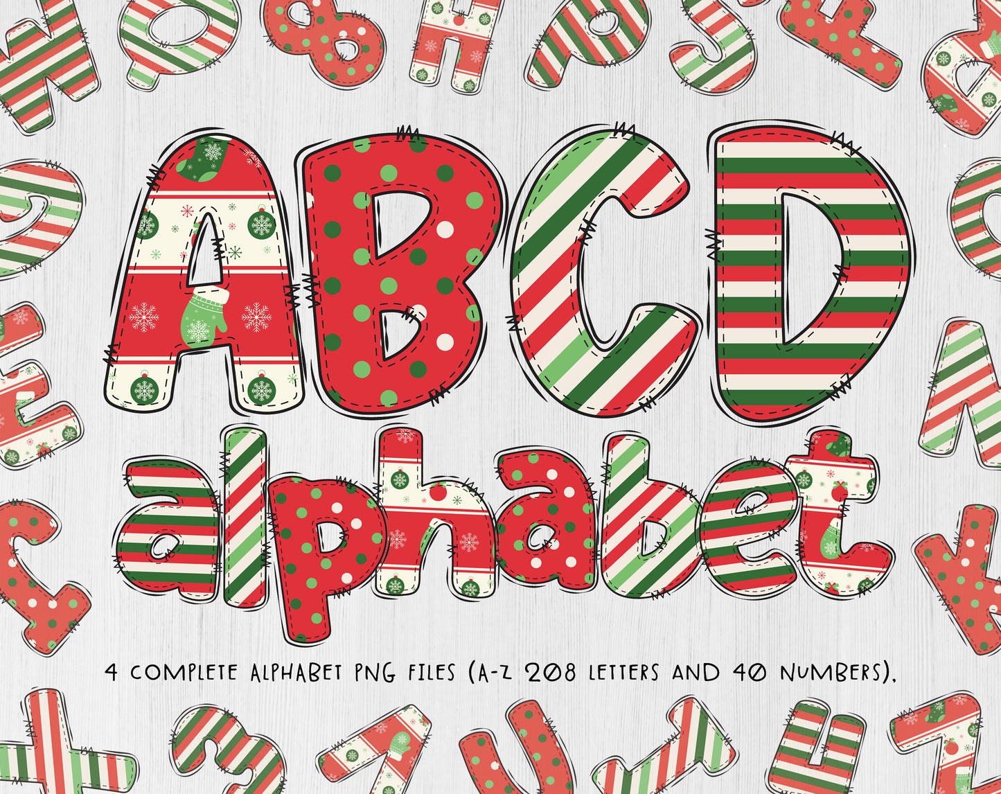 Christmas Alphabet Bundle