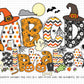 Halloween Alphabet PNG Sublimation