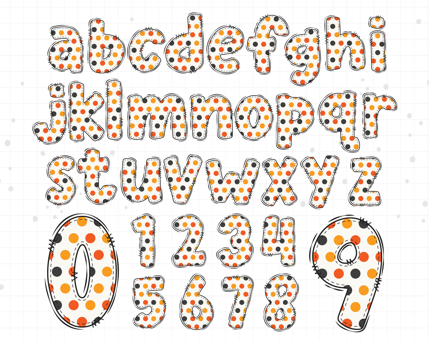 Halloween Alphabet Letters