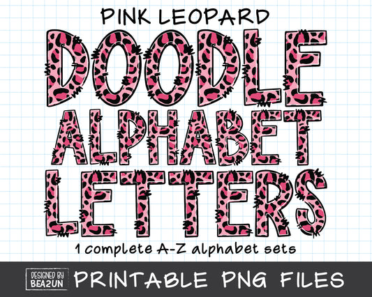 Leopard Alphabet PNG