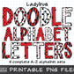 Miraculous Ladybug Doodle Alphabet Letters Bundle