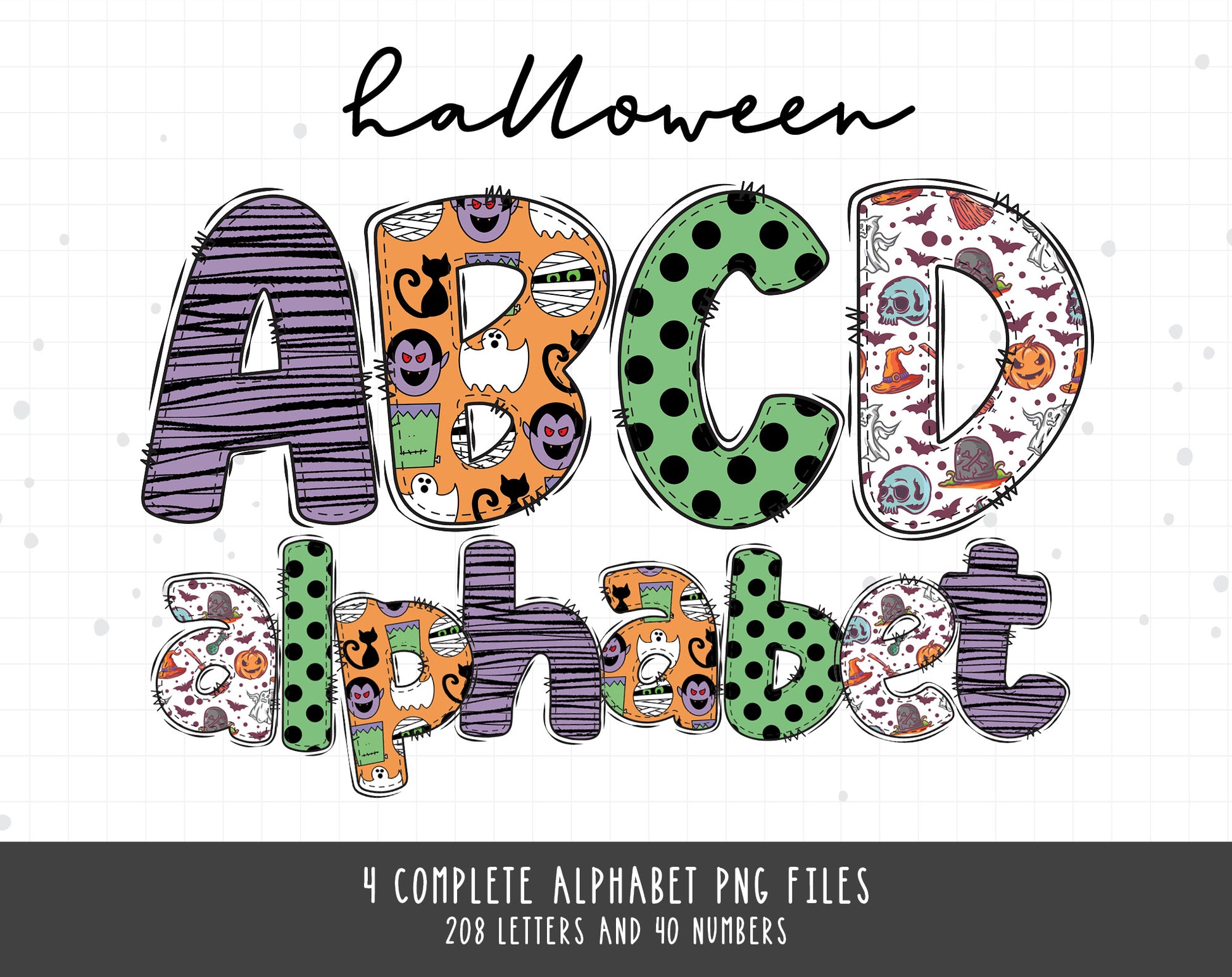 Halloween Alphabet Letters