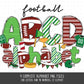 Football Alphabet Letters