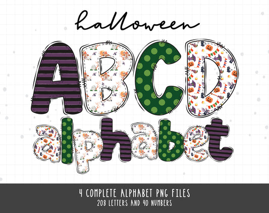 Halloween PNG Alphabet