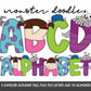 Monster Inc Alphabet Letters